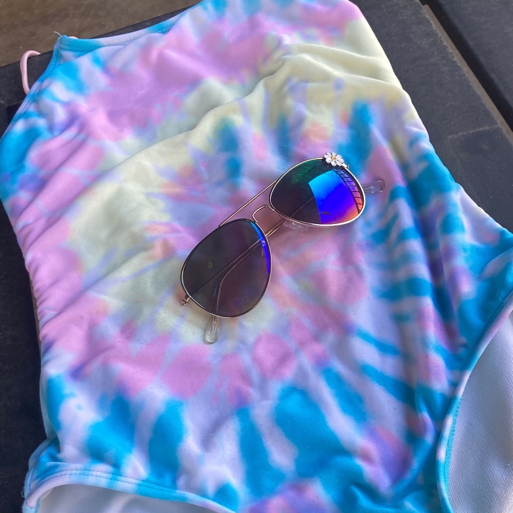 Tie-dye swim suit used